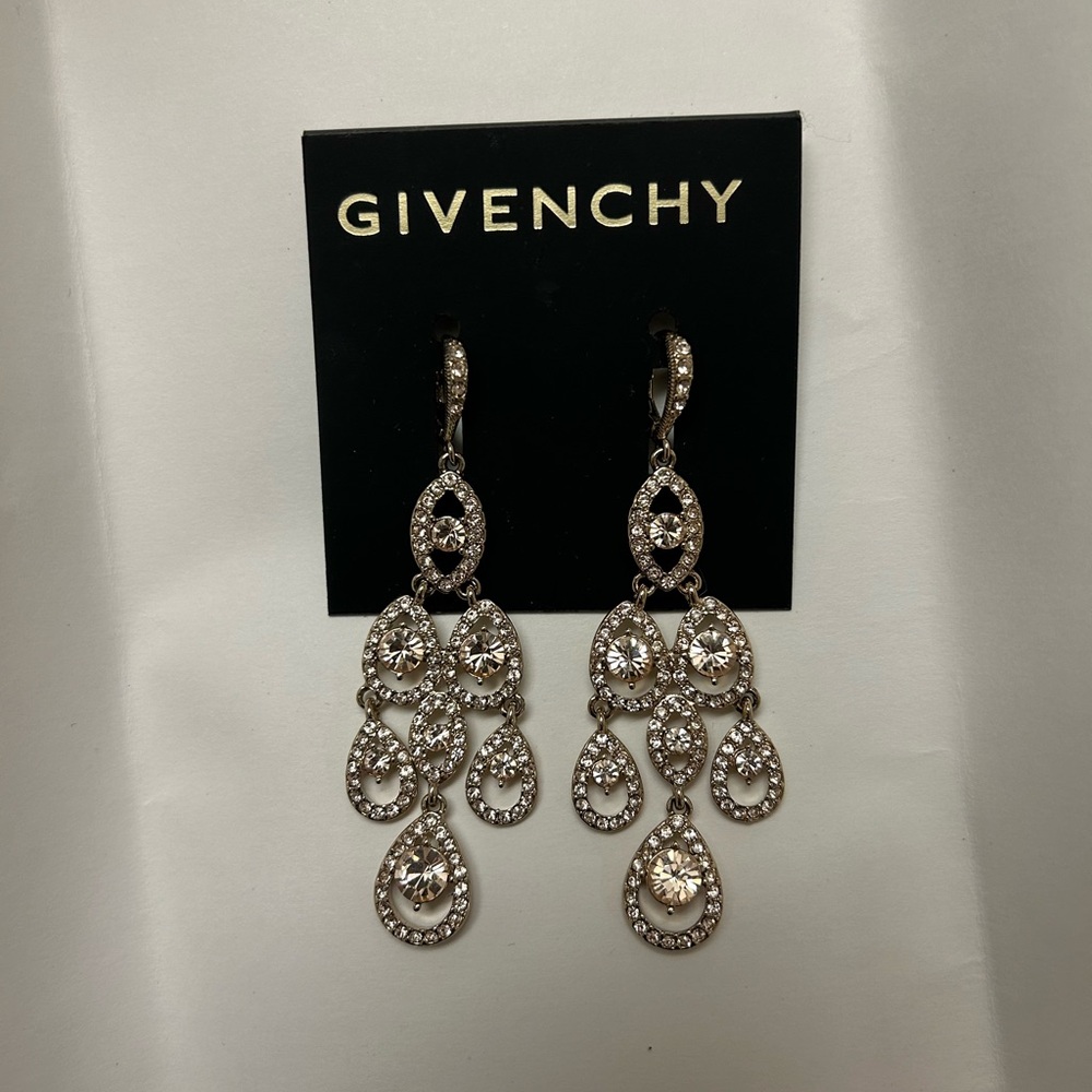 NWT Givenchy Crystal Chandelier earrings
